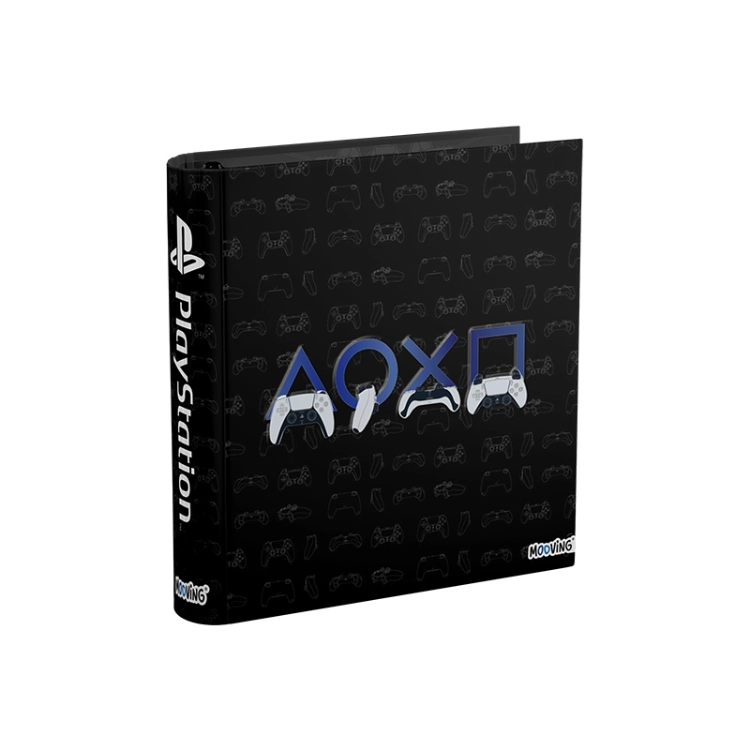 Carpeta Escolar 3 Anillos N°3 Mooving 2025 Playstation Art.1001219